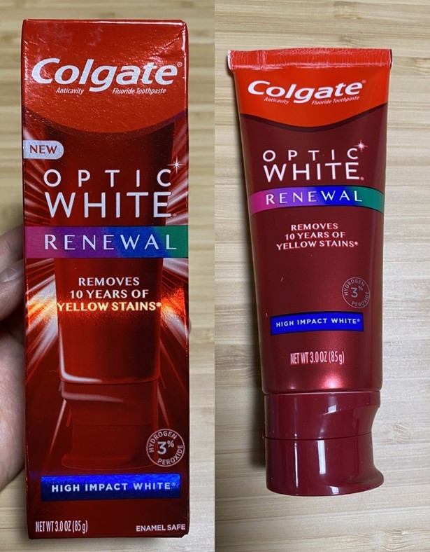 即効効果の歯磨き粉！Colgate Optic White(コルゲート オプティック ホワイト)の口コミレビュー１日目 |  初心者でも簡単！おすすめホワイトニング商品