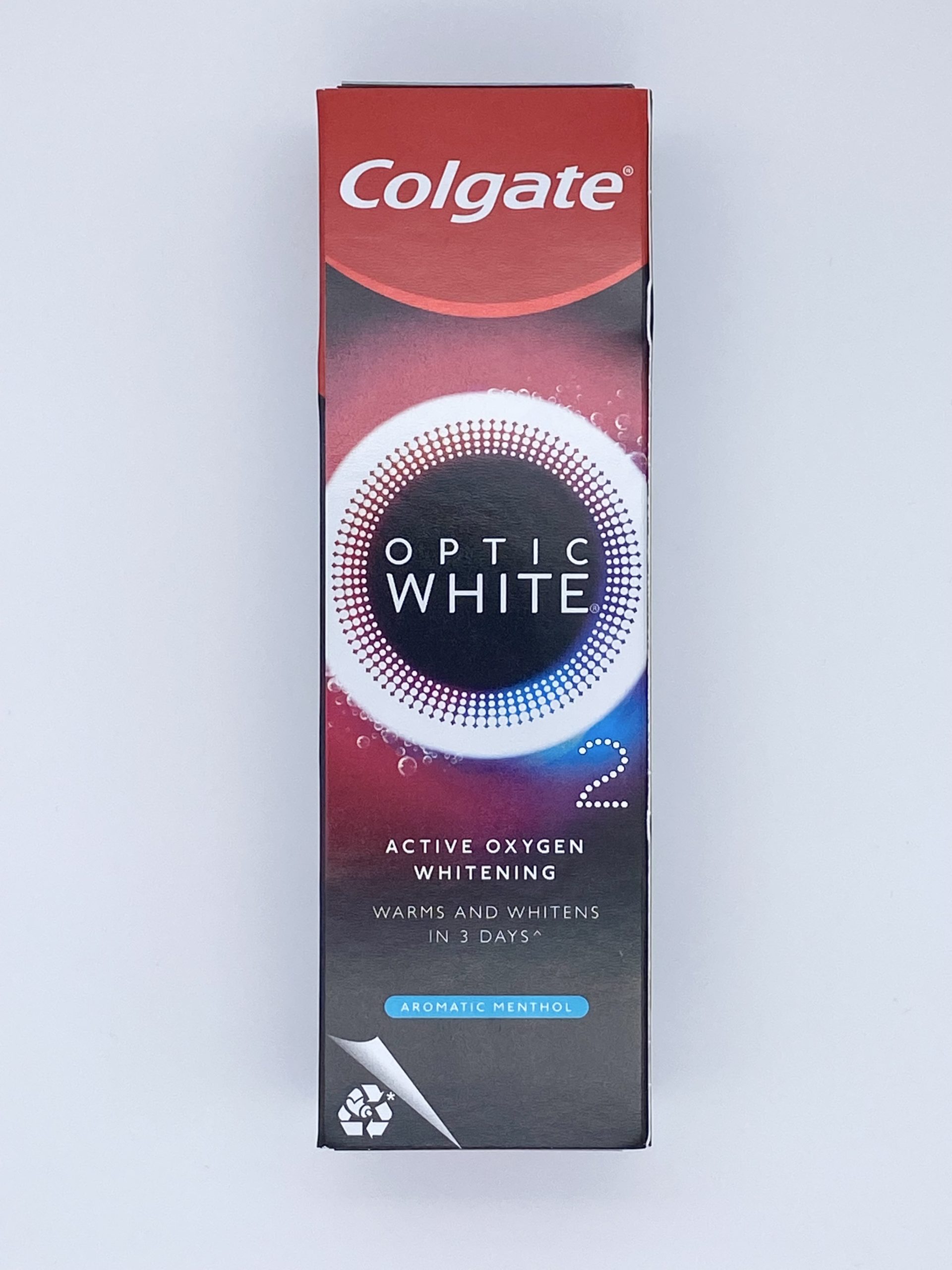珍しい Colgate コルゲート歯磨き粉Optic white オプティックホワイト